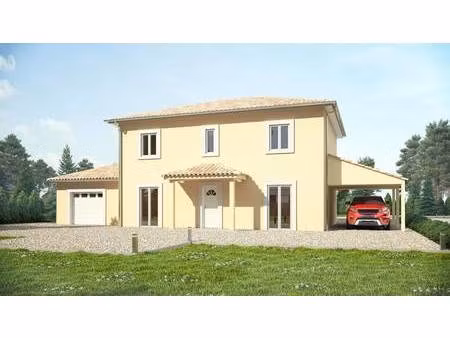 terrain avec maison neuve à vendre