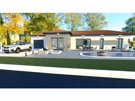 terrain avec maison neuve à vendre