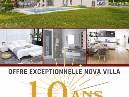 terrain avec maison neuve à vendre