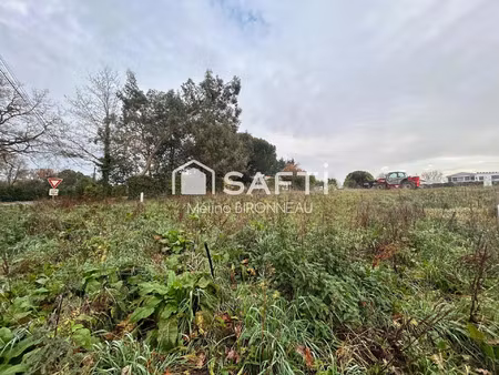 vente terrain 397 m² moutiers-les-mauxfaits (85540)