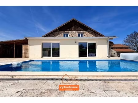à vendre – maison 221 m²  piscine  5 chambres  hangar 194 m²  terrain 8100 m² – la rue (88