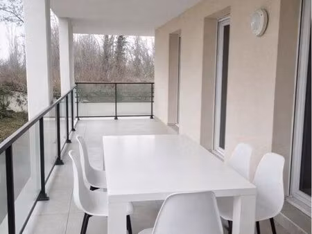 location appartement t3 – 78 m² – résidence récente avec terrasse  garage