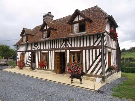 vente longère et corps de ferme viager à la houblonnière (14340) : à vendre viager / 108m²