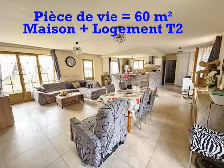 maison + logement t2 dans un environnement tres calme - a decouvrir sans tarder