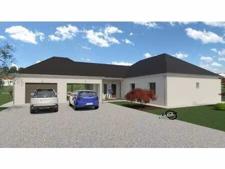 terrain avec maison neuve à vendre