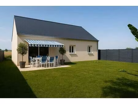 terrain avec maison neuve à vendre