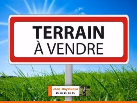 terrain constructible à vendre