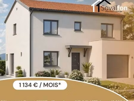 terrain avec maison neuve à vendre