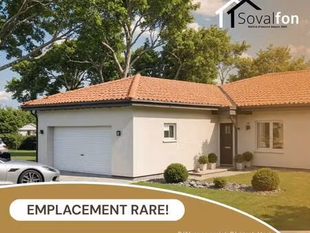 terrain avec maison neuve à vendre