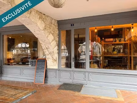 à vendre – fonds de commerce restaurant / bar à tapas / cave à vin – monségur (33)