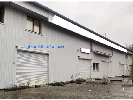 local atelier à louer chambery (73) 200 m²