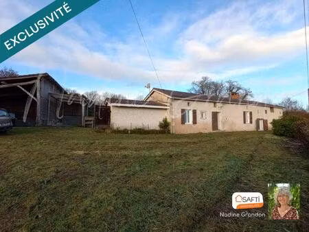 maison charentaise de plain-pied - 3 chambres