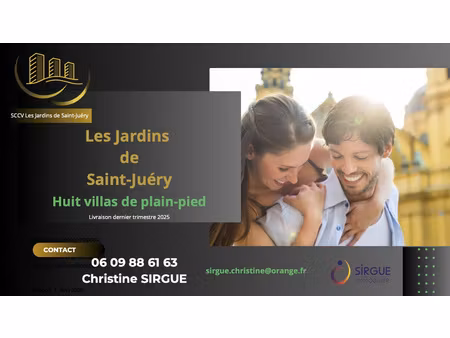 achat maison 2 pièces 54m² st juery 81160