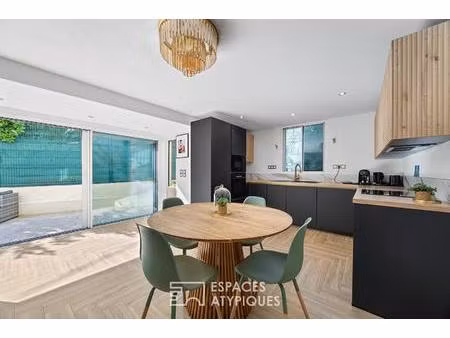 charmante maison deux chambres rénovée avec patio