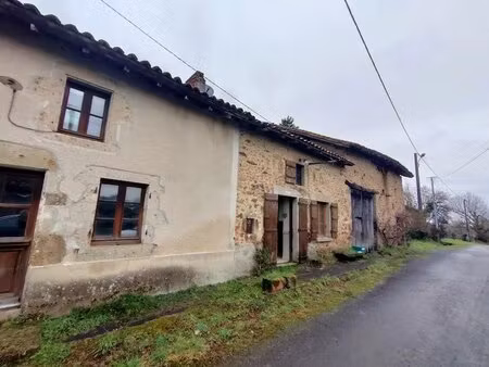 deux maison de village avec grange