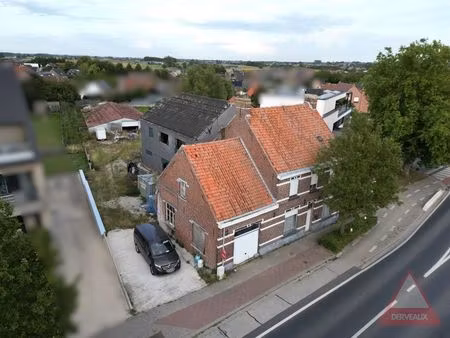 passendale - woning (in casco) met loods