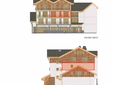 appartement à vendre briancon 2 pièce(s) 66m2 463 000€