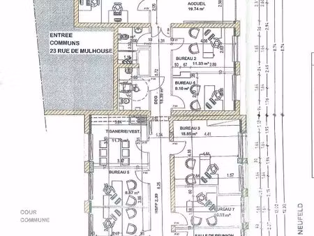 location local professionnel 167m² strasbourg 67100