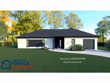 vente maison neuve 6 pièces 135 m² à bienvillers-au-bois (62111)  287 673 €