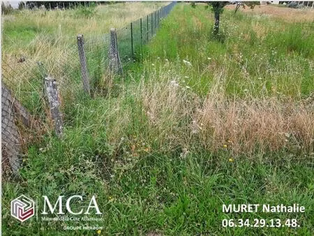 vente terrain 600 m² créon (33670)