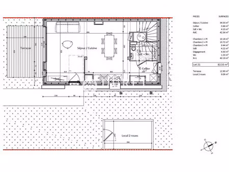 achat maison 5 pièces 83m² getigne 44190