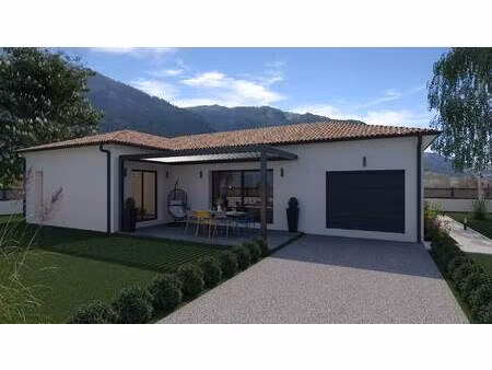 terrain avec maison neuve à vendre