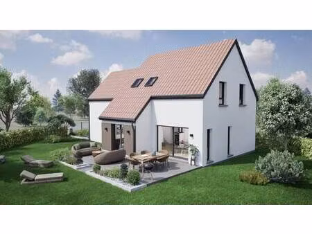 terrain avec maison neuve à vendre