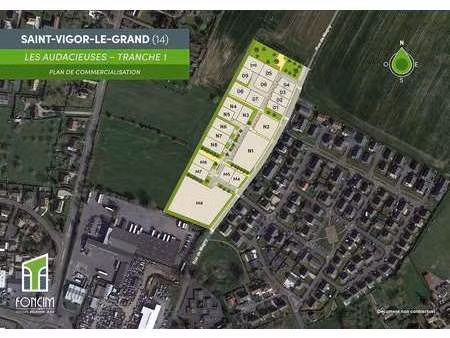 vente terrain à saint-vigor-le-grand (14400) : à vendre / 311m² saint-vigor-le-grand