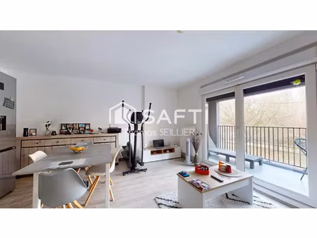 vente appartement 3 pièces 59 m² wattrelos (59150)