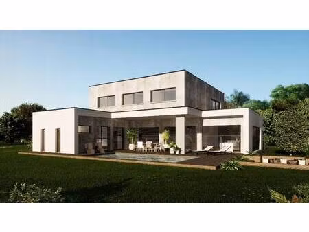 terrain avec maison neuve à vendre