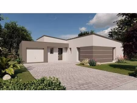 terrain avec maison neuve à vendre