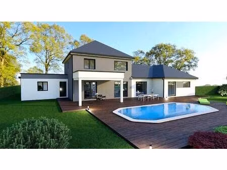 terrain avec maison neuve à vendre