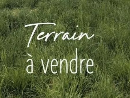 terrain constructible à vendre