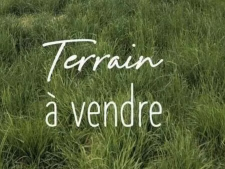 terrain constructible à vendre
