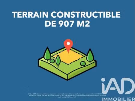 terrain constructible à vendre