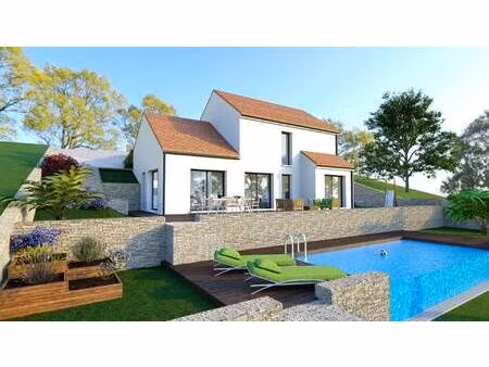 terrain avec maison neuve à vendre