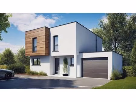 terrain avec maison neuve à vendre