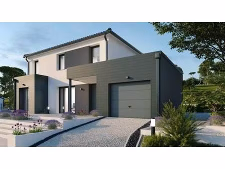 terrain avec maison neuve à vendre