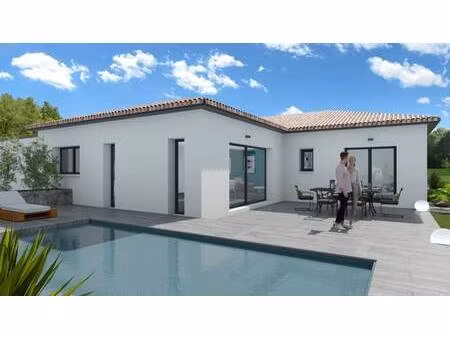 terrain avec maison neuve à vendre