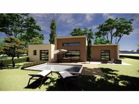 terrain avec maison neuve à vendre