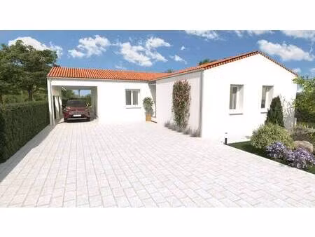 terrain avec maison neuve à vendre