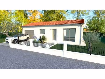 terrain avec maison neuve à vendre