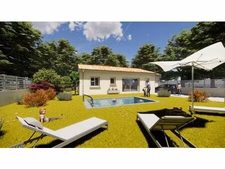 terrain avec maison neuve à vendre