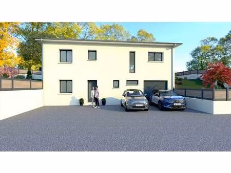 terrain avec maison neuve à vendre