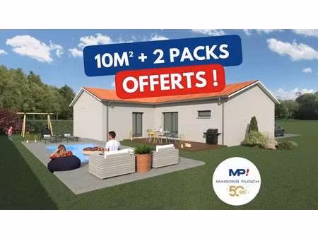 terrain avec maison neuve à vendre