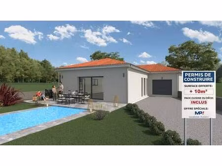 terrain avec maison neuve à vendre