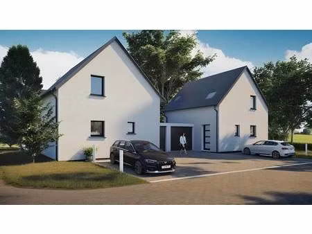 terrain avec maison neuve à vendre