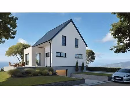 terrain avec maison neuve à vendre