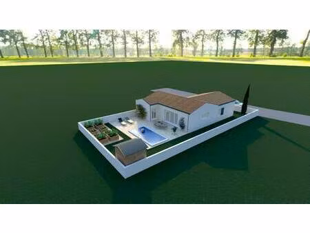 terrain avec maison neuve à vendre