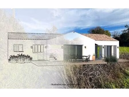 terrain avec maison neuve à vendre